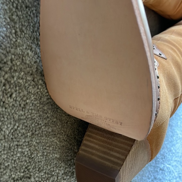 FESTIVAL BOOTS 👢 SPELL 👢evie over the knee fringe boots NWT - Picture 4 of 12